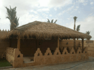 مظلات خيزران بامبو للحدئق والمنتزهات