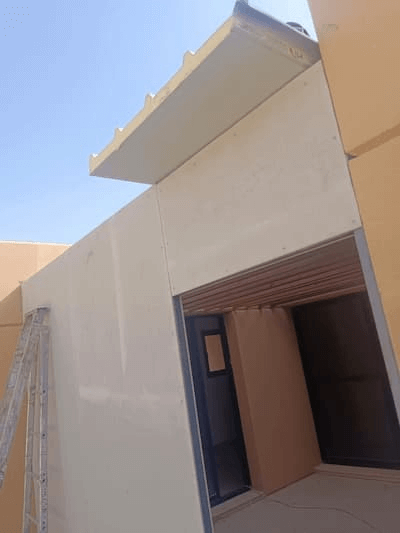 تركيب واجهات اسمنت بورد