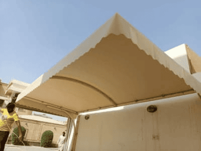 مظلات وسواتر حي الروضة بجده رخيصة