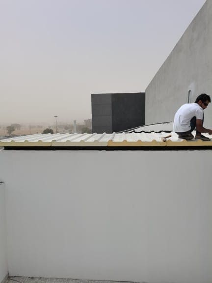 ساندوتش بانل حي ابحر الشماليه 0559926559 3 تركيب الواح ساندوتش بانل العازلة 11